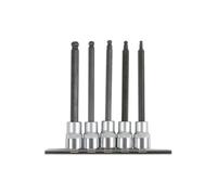 Laser Tools Lungo Estremità Sferica Esagonale Presa Set di Punte 1cmD 5pc 6765