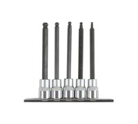 Laser Tools Lungo Estremità Sferica Esagonale Presa Set di Punte 1cmD 5pc 6765