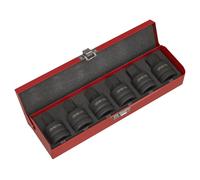 Set Di Bit A Esagono Impattante Sealey 6 Pezzi 3/4" Sq Drive AK6217