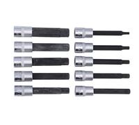 Set Di Bit A Esagono Lungo 3/8"D 10 Pezzi 7163