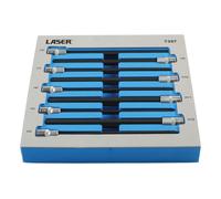 Laser Tools extra Lungo Esagonale Presa Set di Punte 1cmD 9pc 7357
