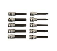 Laser Tools Lungo Esagonale Presa Set di Punte 1.3cmD 10pc 7162