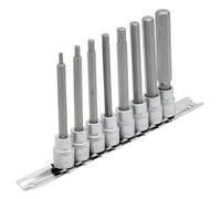 Set Di Bit A Esagono Metrico Draper Lungo 3/8" Dr 100Mm 8 Pezzi 3 A 12 - 16286