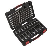 Set Di Bit A Esagono Sealey 30 Pezzi 3/8" Sq Drive - Serie Platinum AK89000