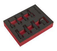 Sealey Impact Spline Presa Set di Punte 8pc 1cmSq Drive AK5622