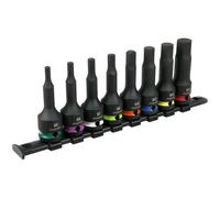Set Di Bit A Impatto Esagonale Sealey AK56001 Premier 1/2"Sq Drive 8 Pezzi