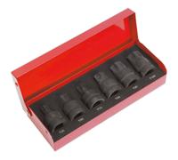 Set Di Bit A Impatto TRX-Star Sealey AK5607 6 Pezzi 1/2" Sq Drive