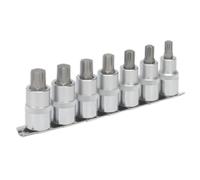 Set Di Bit A Incastro Ribe 7 Pezzi 1/2" Sq Drive 55mm - Sealey AK6234 Nuovo