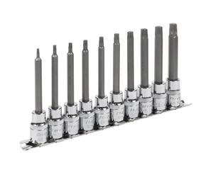 Set Di Bit A Incastro Sealey TRX-Star 10 Pezzi 3/8"Sq Drive 100Mm AK6236