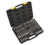 Set Di Bit A Incastro TRX-Star 32 Pezzi 1/2" Sq Drive | S01076 Sealey Nuovo