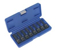 Set Di Bit A Incastro TRX-Star 8 Pezzi 1/2" Sq Drive - Sealey AK5602 Nuovo