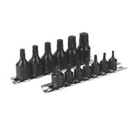 Set Di Bit A Incastro TRX-Star Sealey 13 Pezzi 1/4" E 3/8"Sq Drive AK5584