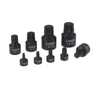 Set Di Bit A Spline A Basso Profilo Laser Tools 1/4"D, 3/8"D, 1/2"D 9pc 6725