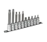 Sealey - Set di bit a spline AK6215 - 10 pezzi - Attacco quadro 1/2"