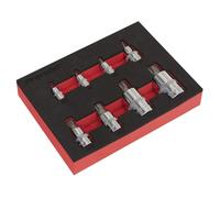 Set Di Bit A Spline Sealey 8 Pezzi 1/4", 3/8" E 1/2" Sq Drive AK6241