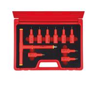 Set Di Bit A Stella Isolati Laser 1/2"D 10pc 8560