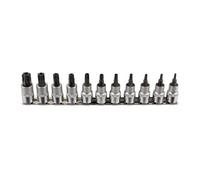 Laser Tools Antimanomissione Stella Set Punte Chiave 1cmD 11pc 6068