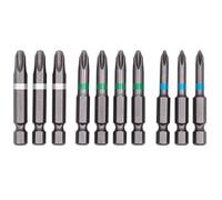 Set Di Bit Antiscivolo JIS Laser Tools - 10 Pezzi 9137