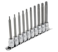 Set Di Bit Di Sicurezza Torx A Stella Draper 3/8" Sq Dr 10 Pezzi 16333