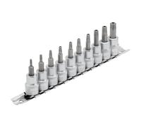 Set Di Bit Di Sicurezza Torx A Stella Draper 3/8" Sq Dr 48Mm 10 Pezzi 16332