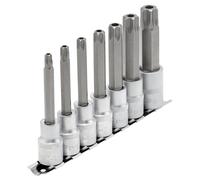 Set Di Bit Di Sicurezza Torx Draper 1/2" Sq Dr 100Mm 7 Pezzi 16338