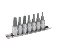 Set Di Bit Di Sicurezza TRX-TS 7 Pezzi 1/4" Sq Drive - Sealey SX106 Nuovo