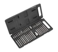 Set Di Bit Sealey TRX-Star/Esagono/Spline 40 Pezzi 3/8" E 1/2" Sq Drive S0982