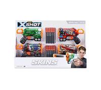Set di blaster X-SHOT Skins Menace - 4 pz, 24 dardi