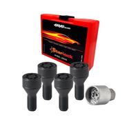 Set di bloccaggio ruota compatibile con Fiat Punto/Marea/Palio/Idea dal 2001 nero M12X1.25