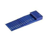 Set di blocchetti di riscontro 15 pz Blocchi di Installazione Calibro di Altezza Set Barre di Installazione di Precisione In Alluminio for Router E Seghe Da Tavolo Accessori 1/16 "La Lavorazione Del L