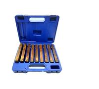 Set di blocchetti di riscontro, 150x8,5mm 9 coppie di set di paralleli di precisione, parallelismo: 0,01 mm, set di blocchi paralleli con strumenti di misura del numero di