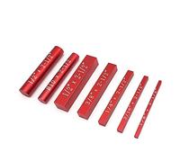 Set di blocchetti di riscontro 17 pz Blocchi di Installazione Calibro di Altezza Set Barre di Installazione di Precisione In Alluminio for Router E Seghe Da Tavolo Accessori 1/16 "La Lavorazione Del L