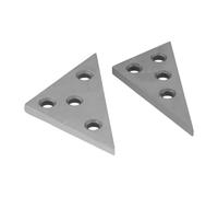 Set di blocchetti di riscontro, 2 pezzi di piastre angolari solide for blocchi, accessori ricambio for utensili precisione