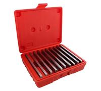 Set di blocchetti di riscontro, 20 pezzi di utensili paralleli temprati lunghi 6" e larghi 1/8" e spessi da 1/2 a 1-5/8, set di barre parallele di alta precisione in acciaio