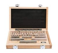 Set di blocchetti di riscontro, blocchetto di misura di acciaio resistente ad alta precisione per calibratura, 47 pezzi