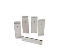 Set di blocchetti di riscontro, Block Precision Steel Parallel Gauge Measurement Lathe Tools per calibrazione di precisione(4mm)