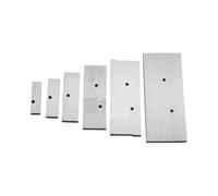 Set di blocchetti di riscontro, Set di 6 blocchi paralleli regolabili da 3/8 a 2-1/4 pollici, blocco di riferimento parallelo in acciaio di precisione, utensili for tornio di misurazione