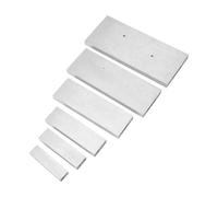 Set di blocchetti di riscontro, Set di 6 blocchi paralleli regolabili da 3/8in-2-1/4in, paralleli di precisione in acciaio, calibri L2 for il controllo e dimensioni di fessure e fori