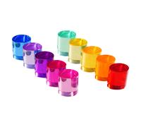 Set di blocchi da costruzione arcobaleno per la percezione del colore, gioco