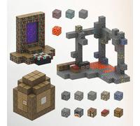 Set di blocchi da costruzione magnetici, cubo sensoriale STEM per bambini, crea un mondo magnetico, adatto per giochi creativi - costruisci mondi 3D, giocattolo da costruzione educativo per bambini, r