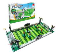 Set di blocchi da costruzione per campo da calcio, compatibile con set Lego da calcio, mattoncini da costruzione per stadio di calcio giocattolo, gioco da tavolo di sport calcistico per adolescenti