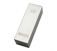 Set di blocchi di calibro HRC64 ad alta durezza, per strumento di misurazione per metrologia dimensionale, calibro di spessore metrico standard in acciaio per kit di ispezione officina(10)