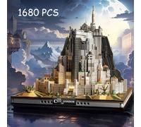 Set di blocchi di costruzione dell'Acropoli di Atene, serie di edifici iconici, set di architettura cittadina, modello da collezione per adulti, set di modelli decorativi per la casa, set di modelli e