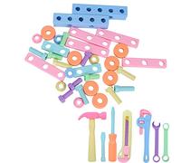 Set di blocchi di costruzione giocattolo educativo fai da te per bambini assemblare viti per ragazzi e ragazze Fiera della scienza (108-6)