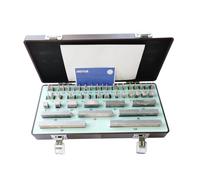 Set di blocchi di misura 47PC Grado 0 Classe media Precisione 0,00045mm Acciaio temprato Gcr15 1,005-10-20-40-100mm per macchinisti e metalmeccanici
