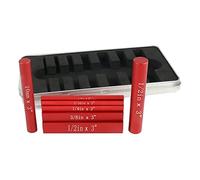 set di blocchi di misura, 7 Pcs Gauge Block Set Misuratori di Altezza In Alluminio Set Barre di Configurazione Barre di Precisione Test Gage Block Gage Strumento di Misura