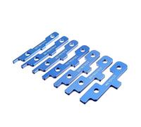 set di blocchi di misura, 7 Pz/Kit Router di Precisione Seghe da Tavolo Barre di Configurazione Profondità Test Distanza Lega di Alluminio Set Up Bar Blocco di Misura for La Lavorazione Del Legno