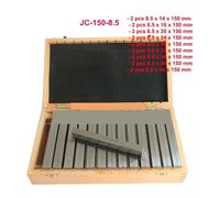 Set di blocchi di misura Set Di Blocchi Paralleli Di Precisione Da 18 Pezzi/20 Pezzi Set Di Blocchi Paralleli Da 150 Mm/100 Mm Set Di Blocchi Paralleli Tamponi For Fresatura CNC(JC-150-8.5)