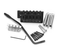 Set Di Blocchi In Acciaio Vintage Per Ponte Tremolo Per Chitarra Elettrica Da 52,5 Mm Disponibile In Cromo(Black)