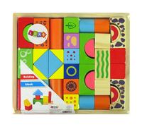Set di Blocchi in Legno Forme e Castello